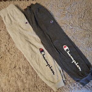 Champion Kids Jogger Pants - Gray and Black